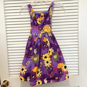 Jenny & Me Girl's Floral Dress Size 7 Spring Easter Wedding